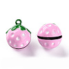 Baking Paint Brass Bell Pendants LS-X-KKB-S002-012A-2