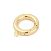 Brass Spring Gate Clasps KK-M311-25G-01-2