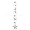 Glass Hanging Suncatchers HJEW-JM04584-2