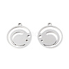 Non-Tarnish 201 Stainless Steel Pendants STAS-N091-173P-2