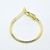 Brass Hoop Earrings X-EC259-G-2