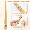 Brass Ring US Sizer Mandrel Rods TOOL-WH0159-31-4