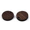 Natural Wenge Wood Pendants WOOD-T023-29B-01-3