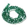 Transparent Electroplate Glass Beads Strands LS-GLAA-F029-2mm-A10-2