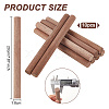 Round Walnut Wooden Sticks WOOD-WH0034-27A-2