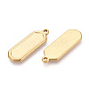 304 Stainless Steel Pendant Cabochon Settings STAS-N108-63G-2