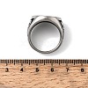Jerusalem Cross 304 Stainless Steel Finger Rings for Men RJEW-D339-01B-AS-5