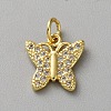 Brass Micro Pave Cubic Zirconia Charms LS-KK-WH20001-13A-1