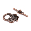 Tibetan Style Alloy Toggle Clasps TIBE-L003-034R-NR-3