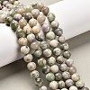 Natural Peace Jade Beads Strands G-Q462-50-8mm-1