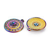 Rainbow Color Alloy Pendants X-PALLOY-S180-266-NR-3