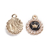 Alloy Enamel Pendants ENAM-TAC0001-20C-2