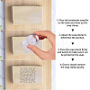 Clear Acrylic Soap Stamps DIY-WH0445-005-5