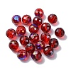 AB Color Plated Glass Beads EGLA-P059-02B-AB08-1