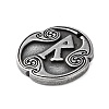 Rune Letters Alloy Pendants PALLOY-S193-01AS-05-2