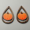 Halloween Theme Printed Wood Big Pendants X1-WOOD-TAC0015-09A-2