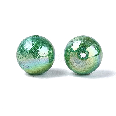 UV Plating Opaque Acrylic Beads SACR-Q005-01C-1