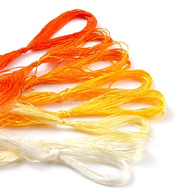 Real Silk Embroidery Threads OCOR-D012-01W-1