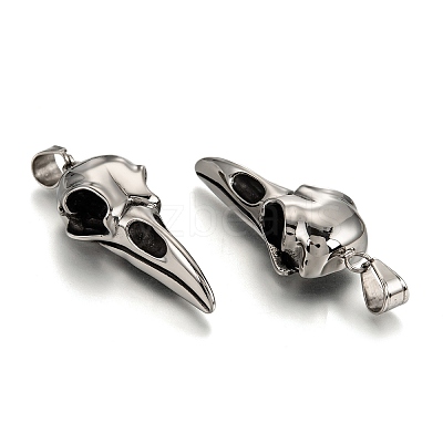 304 Stainless Steel Big Pendants STAS-H365-16-1