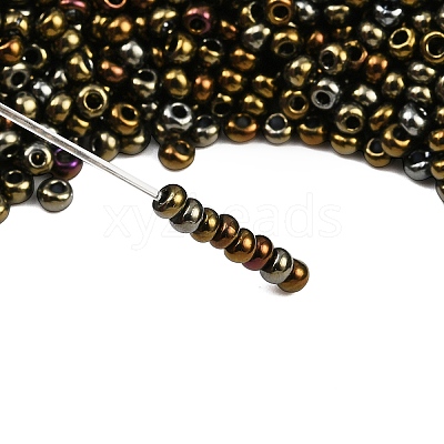 12/0 Grade A Round Glass Seed Beads SEED-Q008-F602-1