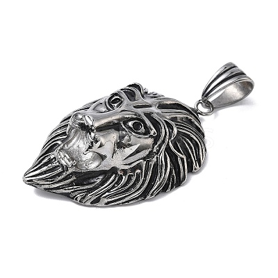 304 Stainless Steel Big Pendants STAS-F333-01AS-1