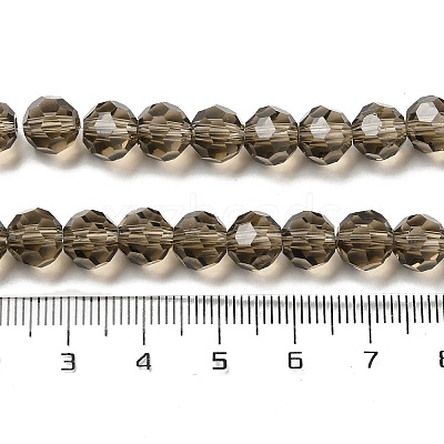 Transparent Glass Beads EGLA-A035-T8mm-D16-1