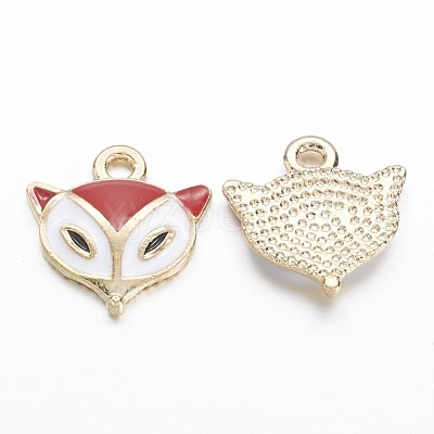 Alloy Enamel Charms X-PALLOY-P118-28-1