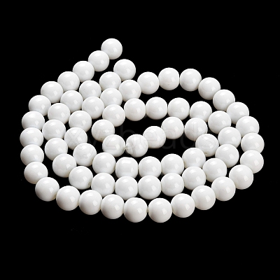 Painted Glass Bead Strands LS-DGLA-S071-12mm-01-1