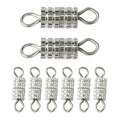 20Pcs Brass Screw Clasps KK-YW0002-40P-1