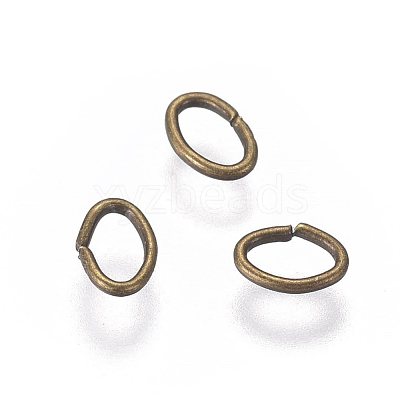 Iron Open Jump Rings IFIN-WH0051-74A-AB-1