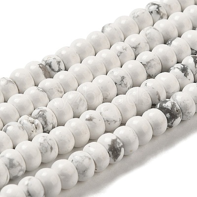 Synthetic Howlite Beads Strands X-G-K340-B06-02-1