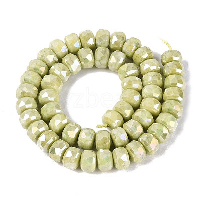 Anti-Tarnish Electroplate Glass Beads Strands GLAA-T025-10mm-11Q-1