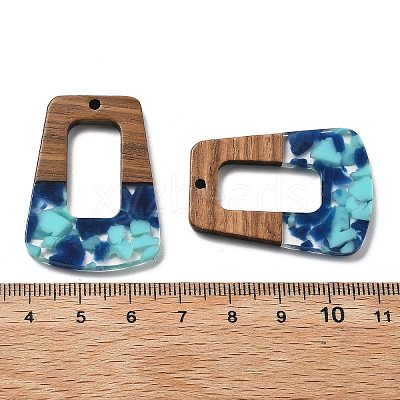 Resin and Walnut Pendants FIND-R051-02B-1