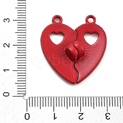 Alloy Enamel Split Pendants ENAM-P255-01C-1