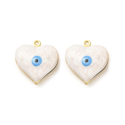 Brass Enamel Pendants KK-E075-03G-08-1