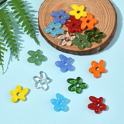 16Pcs 8 Colors Handmade Lampwork Beads LAMP-FS0001-28-1