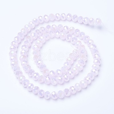 Electroplate Glass Beads Strands EGLA-A034-J3mm-B04-1