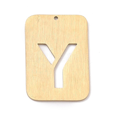 Ion Plating(IP) 304 Stainless Steel Pendants STAS-K216-49Y-G-1