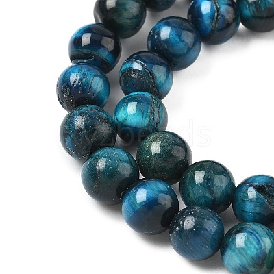 Grade B Natural Tiger Eye Beads Strands G-F591-18-8mm-02-01-1
