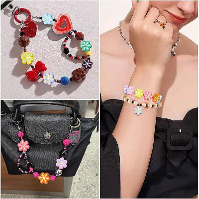 30Pcs Alloy Enamel Beads ENAM-CJ0006-20-1