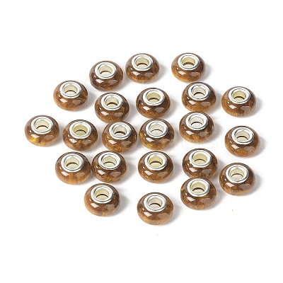Rondelle Resin European Beads RPDL-A001-02-04-1