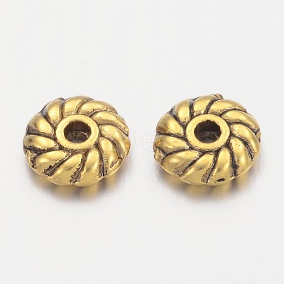 Tibetan Style Alloy Spacer Beads GLF10764Y-NF-1