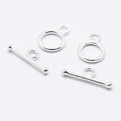 925 Sterling Silver Toggle Clasps STER-K167-078S-1