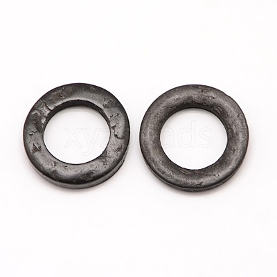 Dyed Wood Jewelry Findings Coconut Linking Rings COCO-O006C-07-1