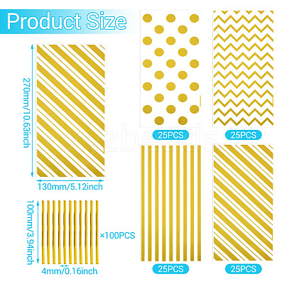 4 Styles OPP Cellophane Candy Storage Bags Sets ABAG-TAC0013-20A-01-1