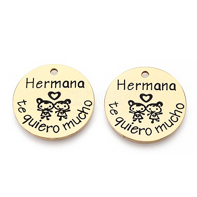 201 Stainless Steel Pendants LS-STAS-T064-37G-9-1