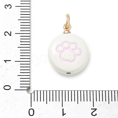 Alloy Enamel Pendants AL-CBA68FA-04G-1