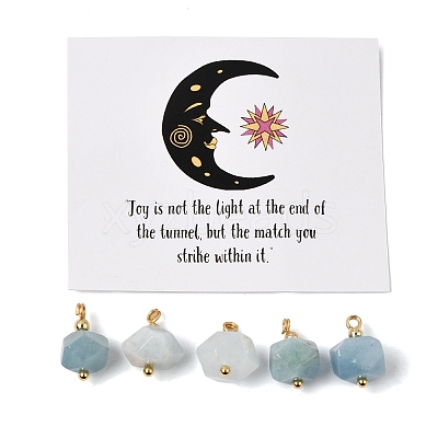 Natural Aquamarine Pendants GG-CBACE45-01G-03-1