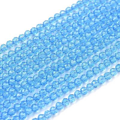 Glass Beads Strands LS-G-K185-16F-1