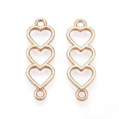 Tibetan Style Alloy Connector Charms PALLOY-R143-14KCG-1